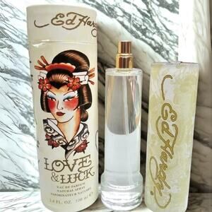Ed Hardy Love & Luck 100ml Eau de Parfum Spray for Women - Tattoo Art Design